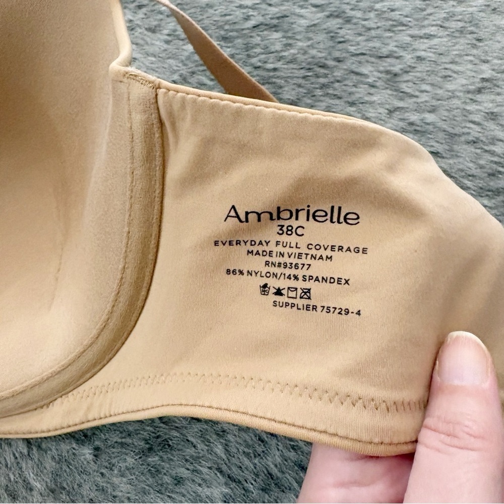 NWT Ambrielle Everyday Full Coverage Bra 38C - Picture 7 of 12